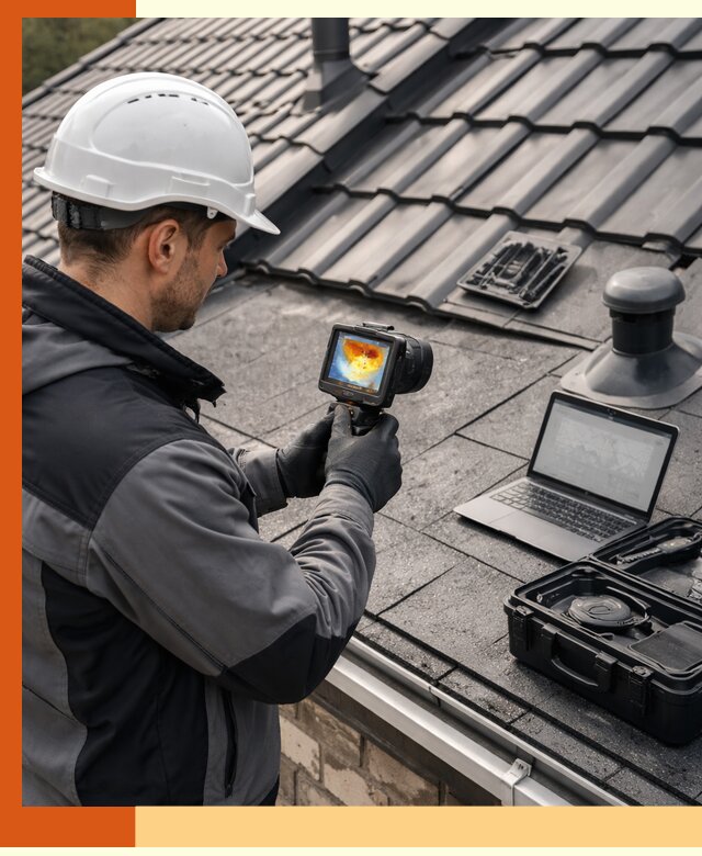 Тепловизионное обследование кровли в Кузнецке для выявления дефектов