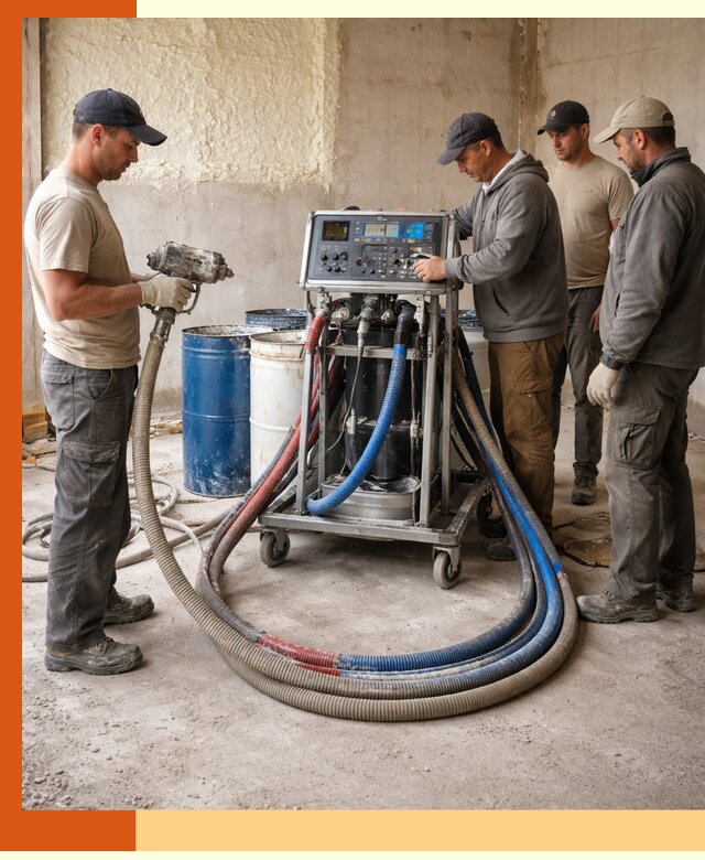 Аренда установки для напыления ППУ в Кузнецке на выгодных условиях